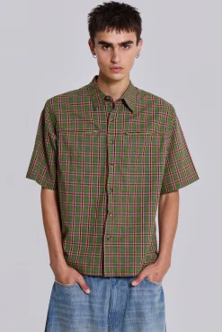 Sale Jaded London Acid Short Sleeve Shirt
