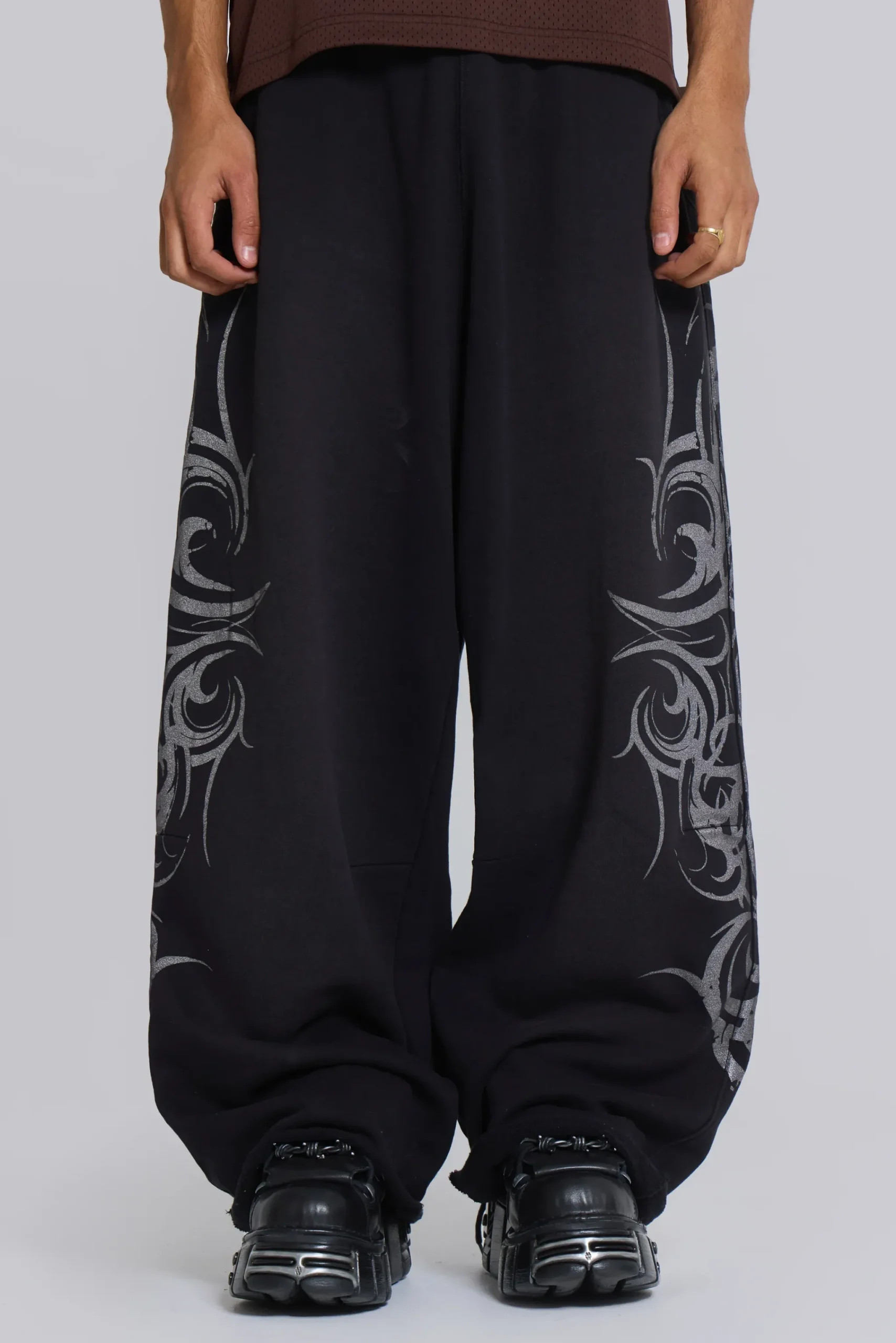 Best Sale Jaded London Black Baggy Blade Joggers