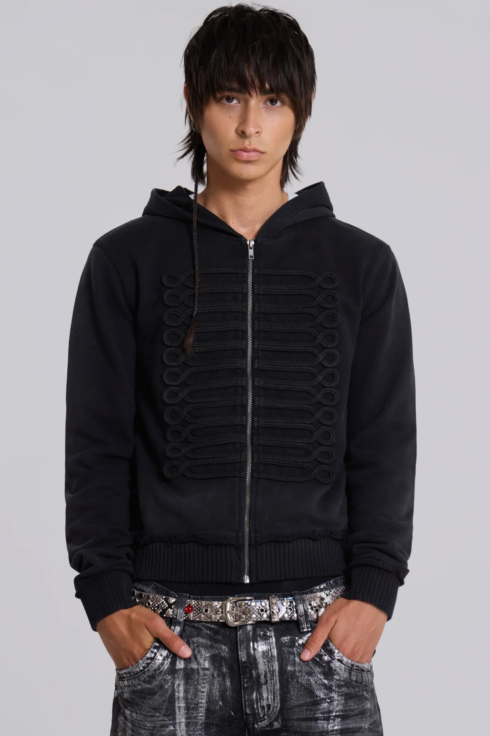 Discount Jaded London Black Drummer Hoodie