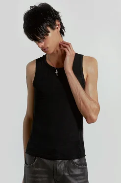 Sale Jaded London Black Mist Vest