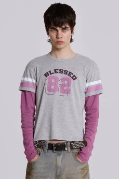New Jaded London Blessed Double Layer Tee