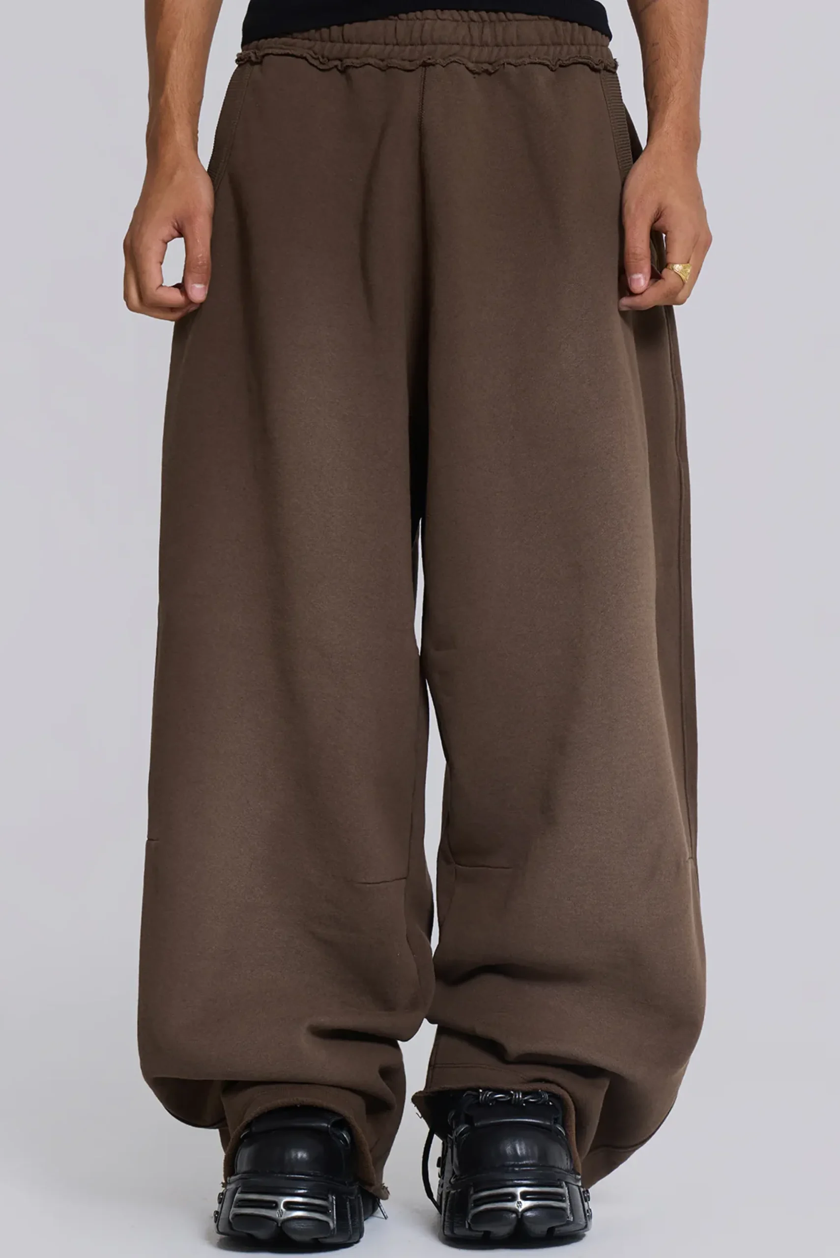 Best Jaded London Brown Baggy Monster Joggers