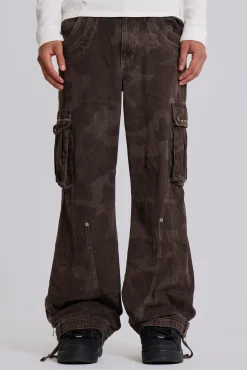 Cheap Jaded London Brown Trooper Cargo Pants