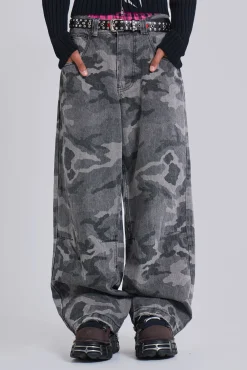 Outlet Jaded London Camo Fade Colossus Jeans
