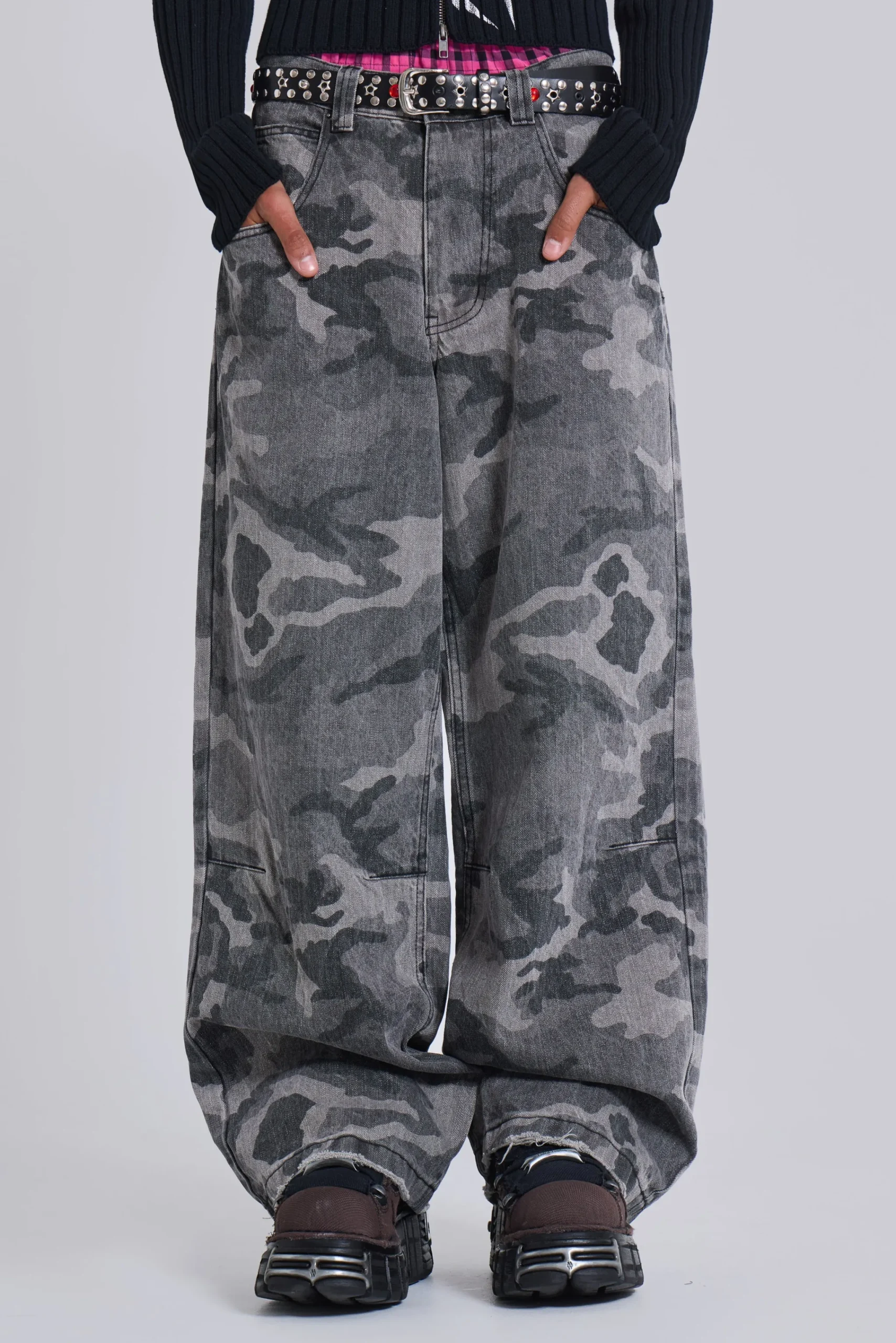 Outlet Jaded London Camo Fade Colossus Jeans