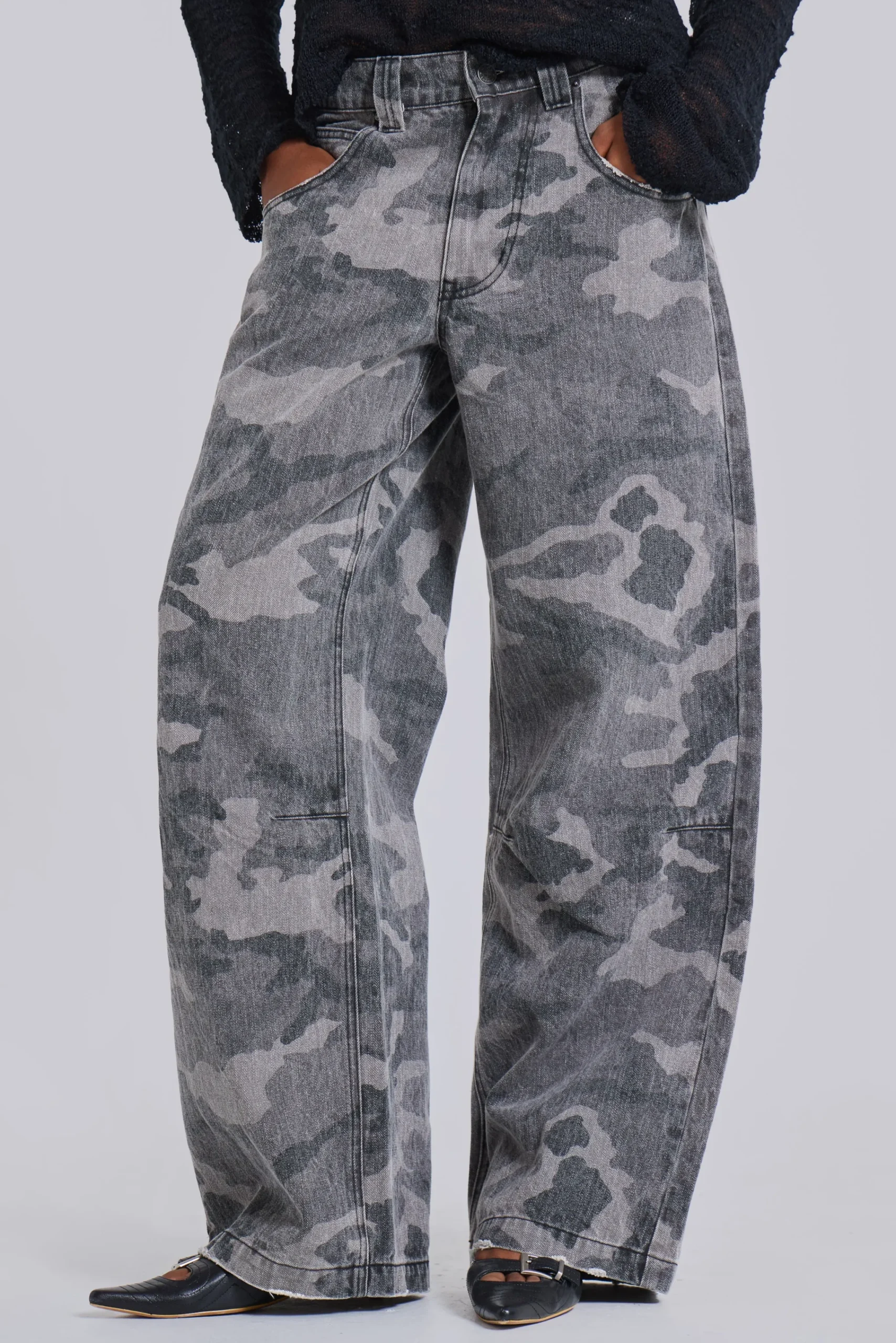Fashion Jaded London Camo Fade Colossus Jeans