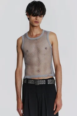 Flash Sale Jaded London Chain Grey Vest