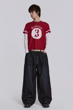Best Jaded London Creased Indigo XL Colossus Jeans