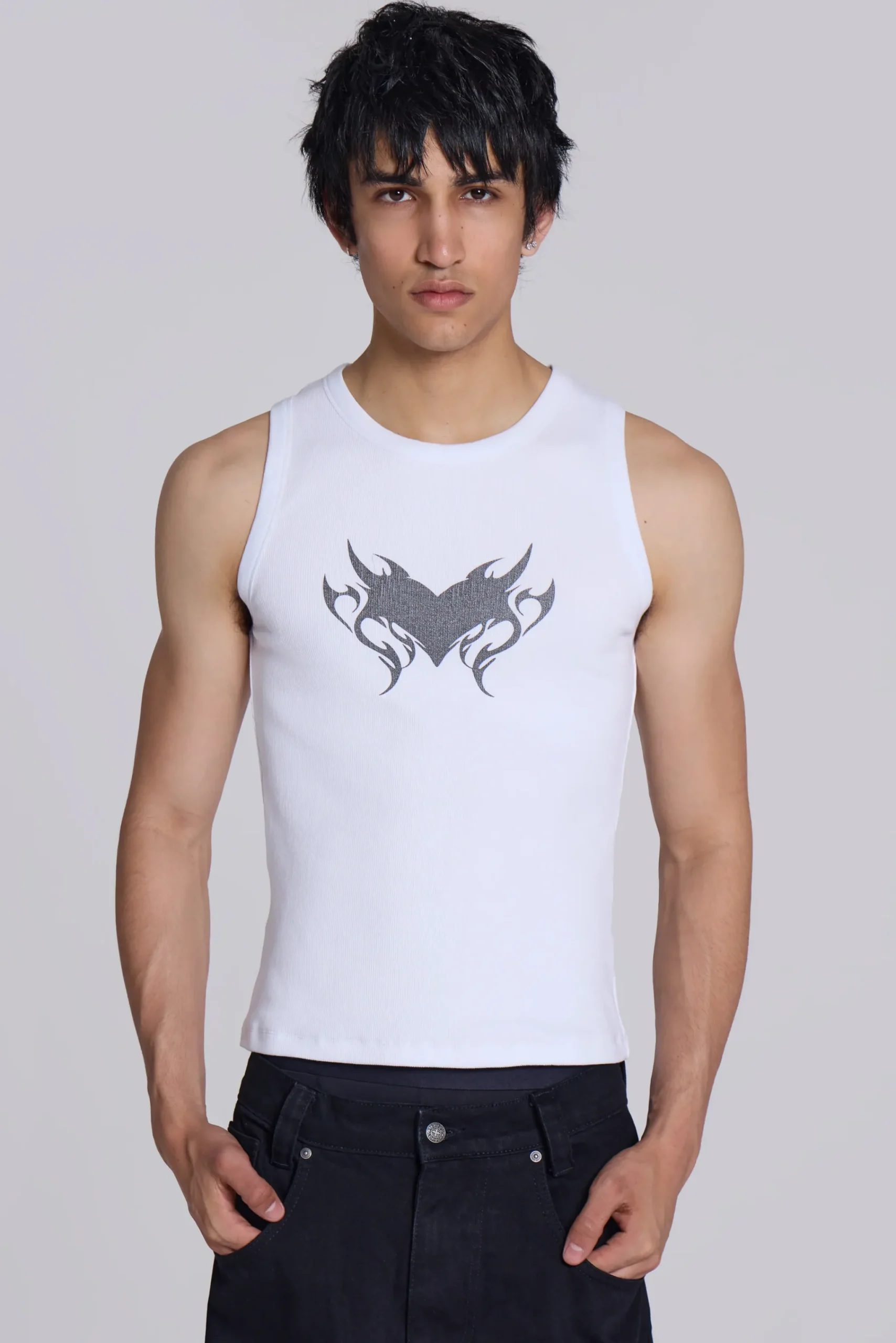 Best Jaded London Flaming Heart Vest