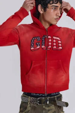 Cheap Jaded London 'GOD' Mini Monster Hoodie