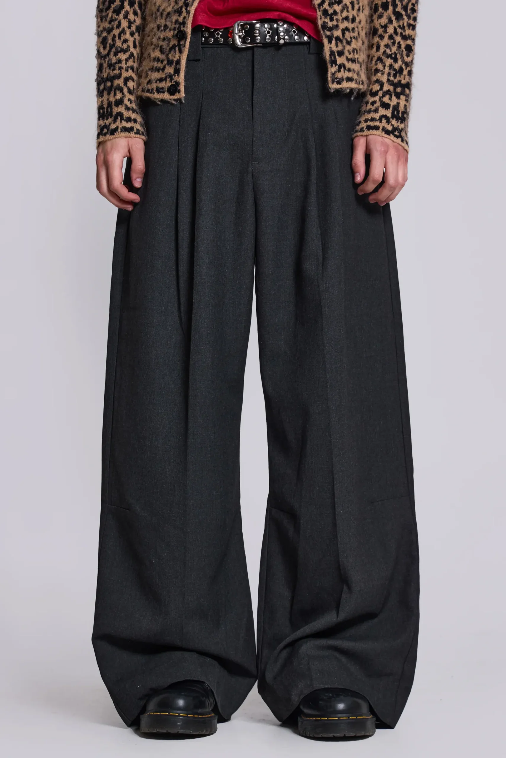 Sale Jaded London Goliath Charcoal Suit Pants