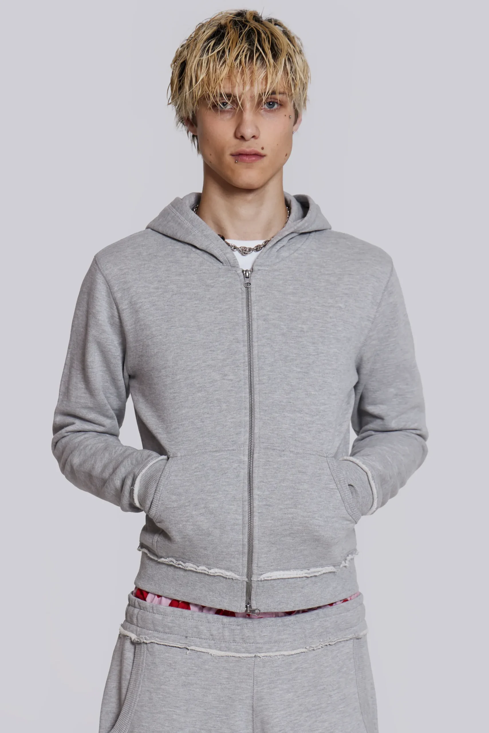 Best Sale Jaded London Grey Marl Mini Monster Hoodie