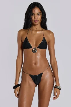 Fashion Jaded London Helix Studded Bikini Bottom