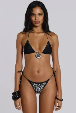 Store Jaded London Helix Studded Bikini Top