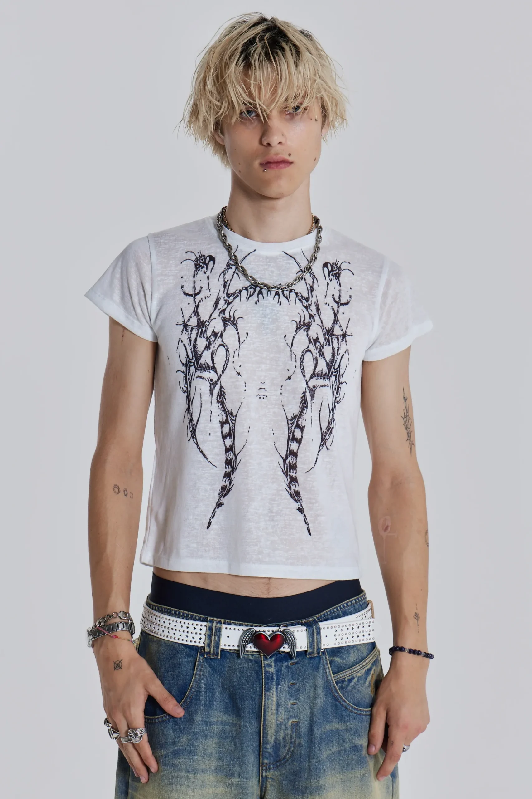Fashion Jaded London Ink Baby Tee