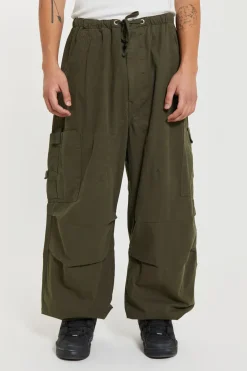 New Jaded London Khaki Parachute Cargo Pants