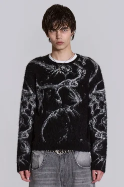 Store Jaded London Lazy Willy Brushed Knit Jumper