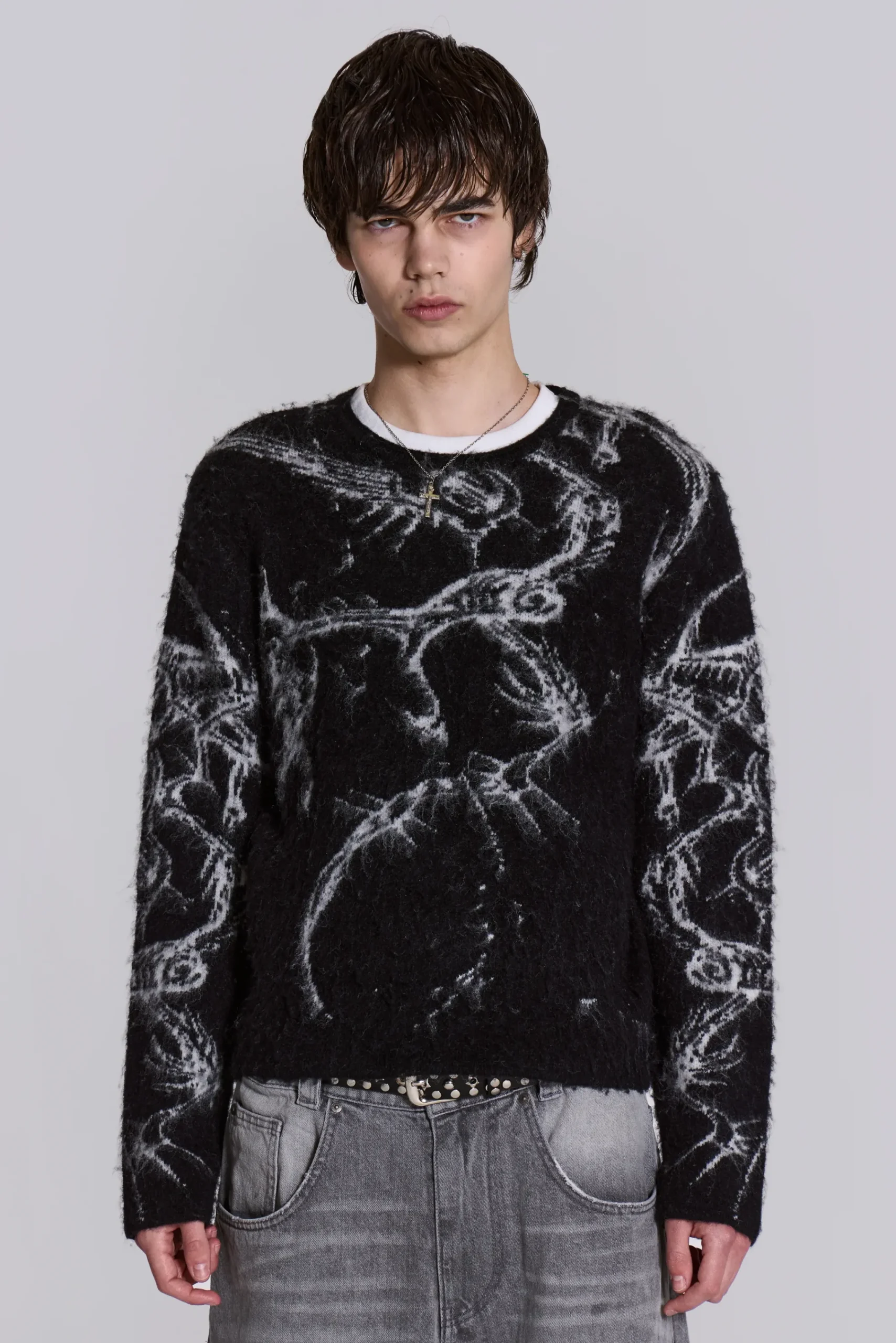 Store Jaded London Lazy Willy Brushed Knit Jumper