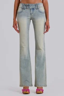 New Jaded London Light Wash Thirteen Jeans