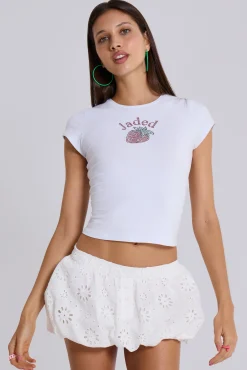 Sale Jaded London Lucia Diamante Baby Tee