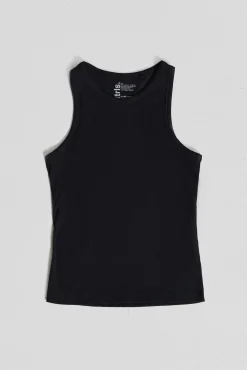 Discount Jaded London NTRLS Black Rib Vest