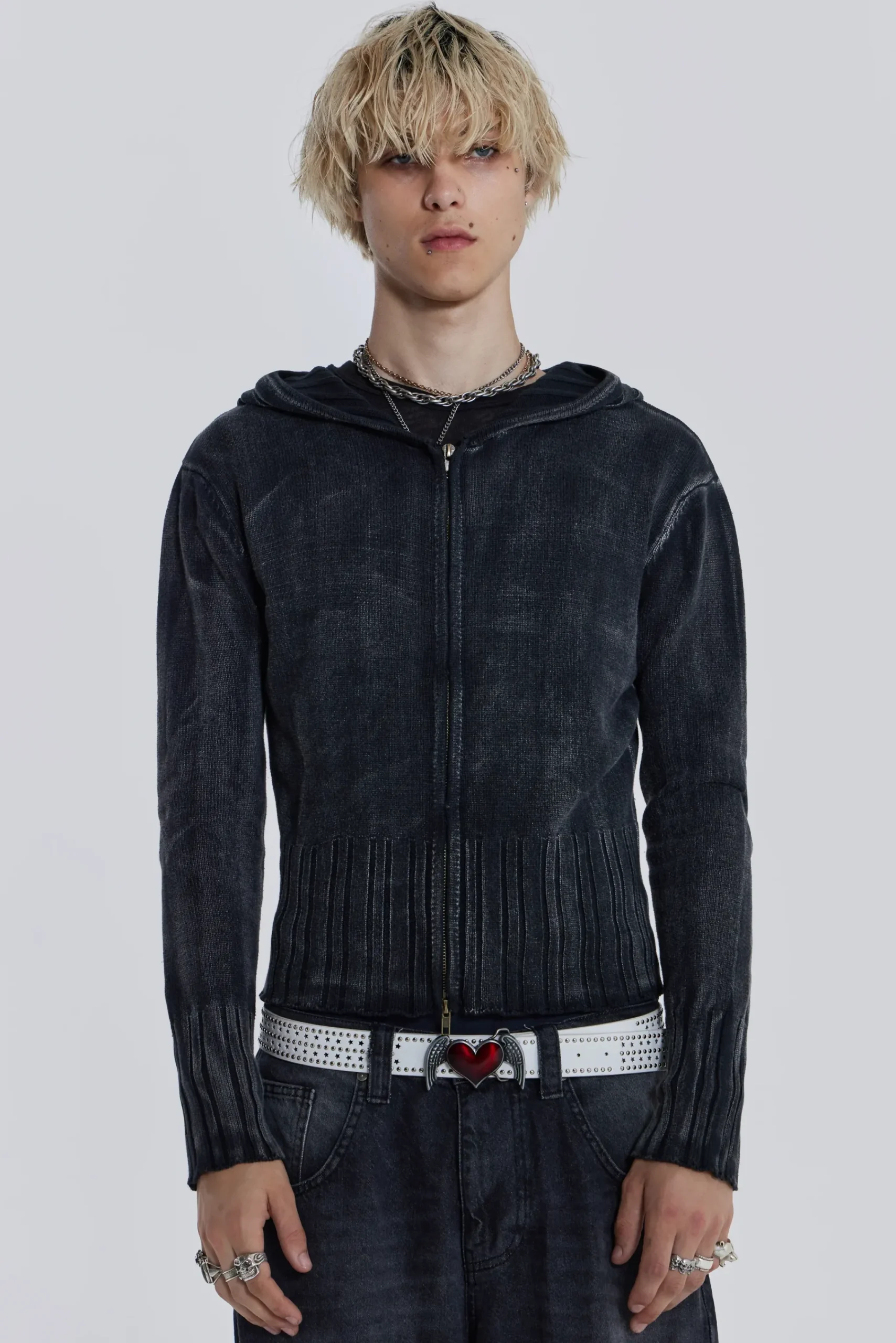 Best Sale Jaded London Relic Knit Hoodie