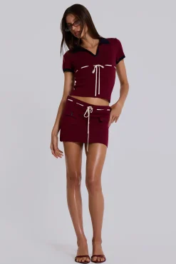 Sale Jaded London Scarlett Knit Mini Skirt