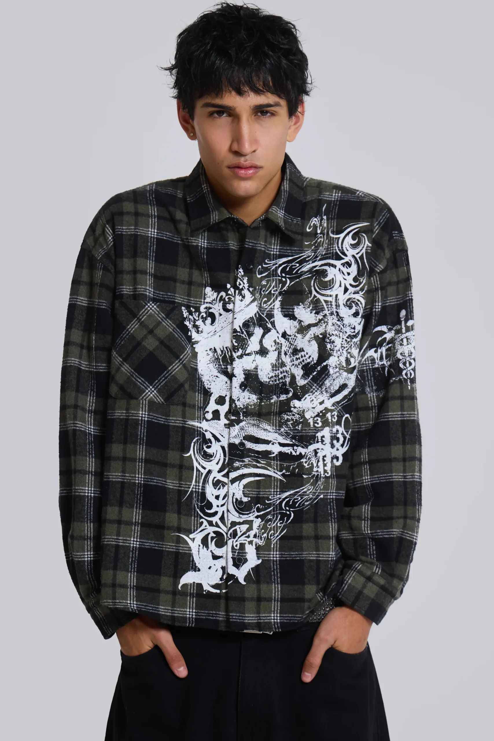 Hot Jaded London Seized Flannel Shirt