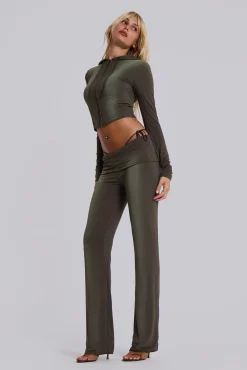Fashion Jaded London Tacha Fold Over Ombré Trousers