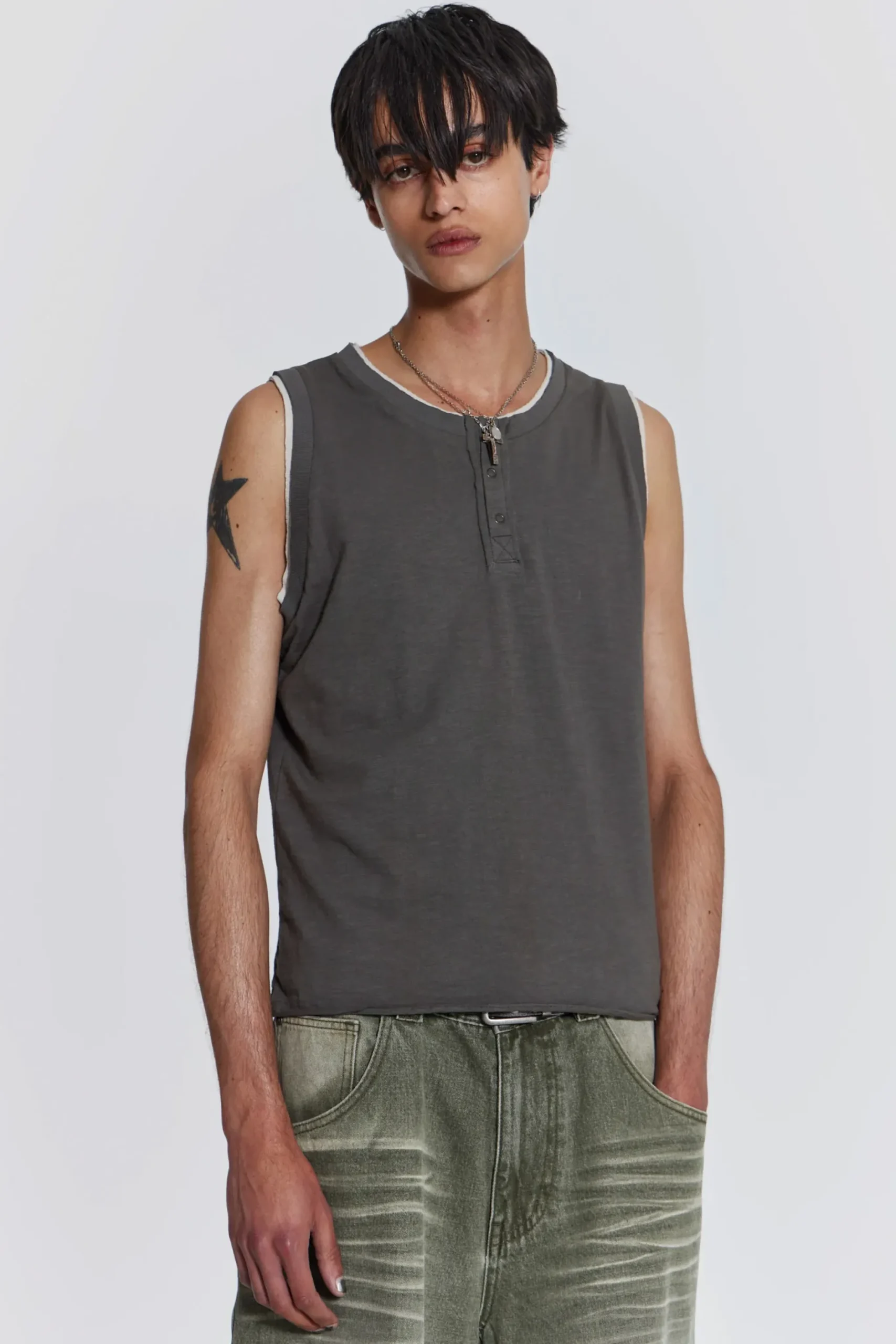 Online Jaded London Troupe Layered Tank